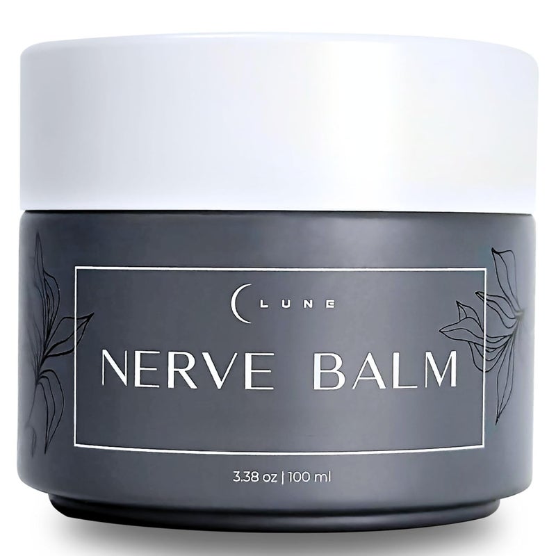 Lune. Nerve Balm – Neuropathy Cream for Burning, Tingling & Numbness in Feet & Hands | Natural Nerve Pain Relief Cream with Arnica, Vitamin B6 & Magnesium | 3.4 oz - Image 1